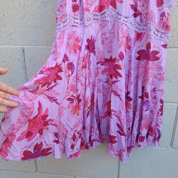Free People | She Moves Floral Tunic Dress NEW - Picture 4 of 13